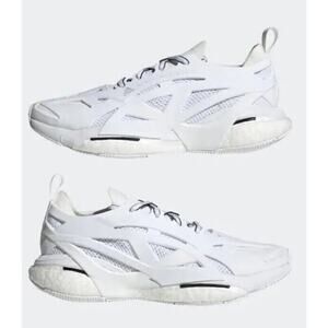 $270 Adidas by Stella McCartney Women White ASMC Solarglide Sneaker Shoes US8.5
